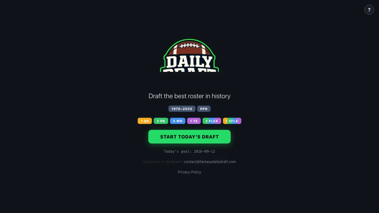 Daily Draft cover