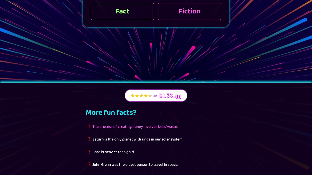Daily Fact or Fiction screenshot 1