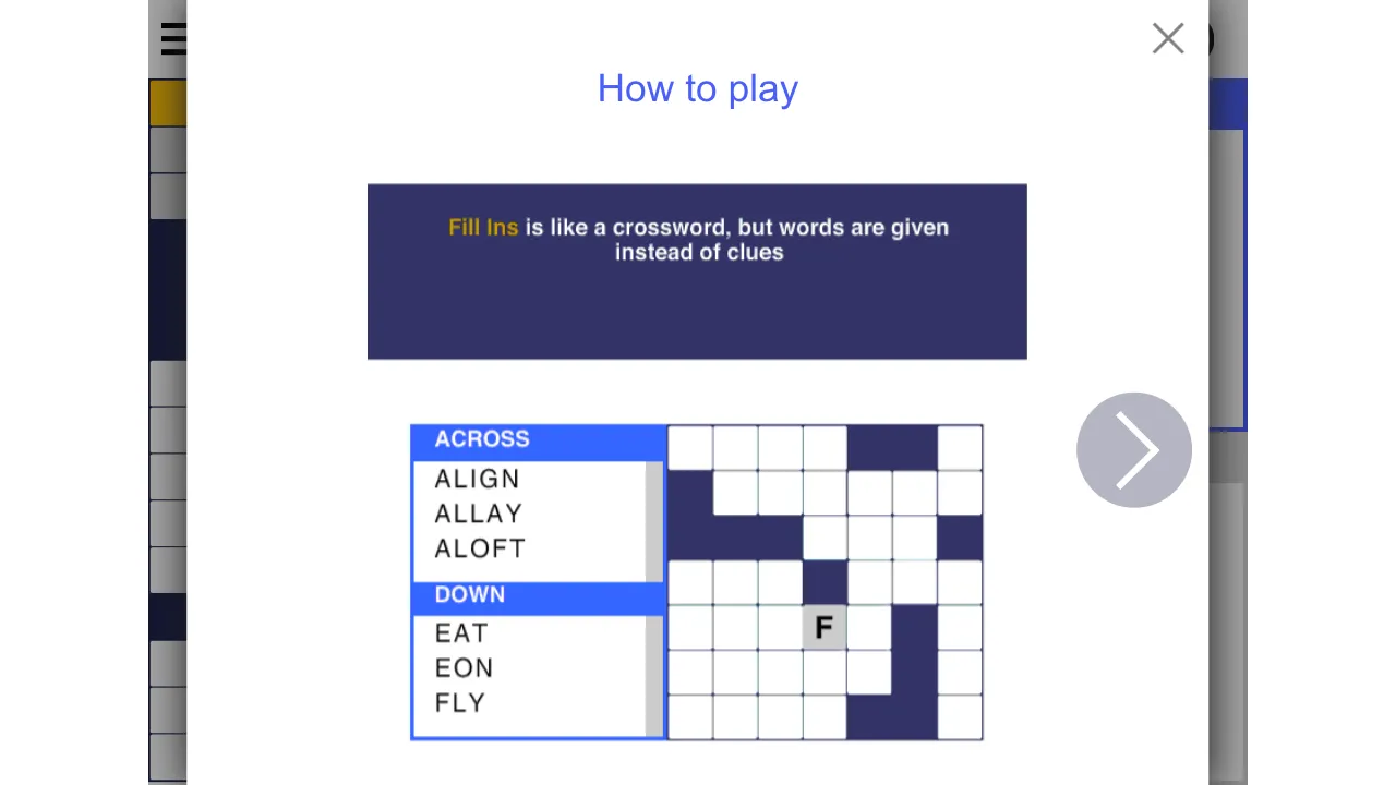 Daily Fill-Ins screenshot 1