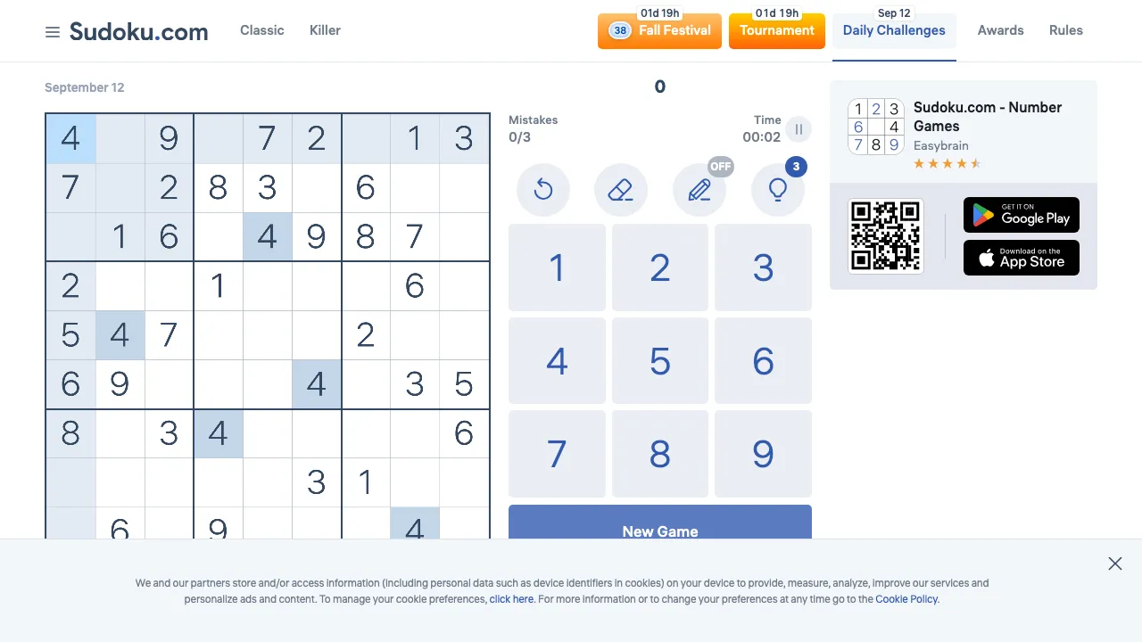 Daily Sudoku cover