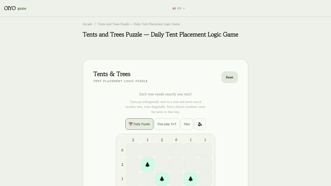 Daily Tents and Trees cover