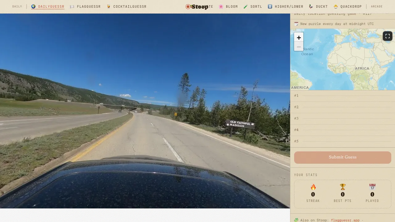 DailyGuessr screenshot 1