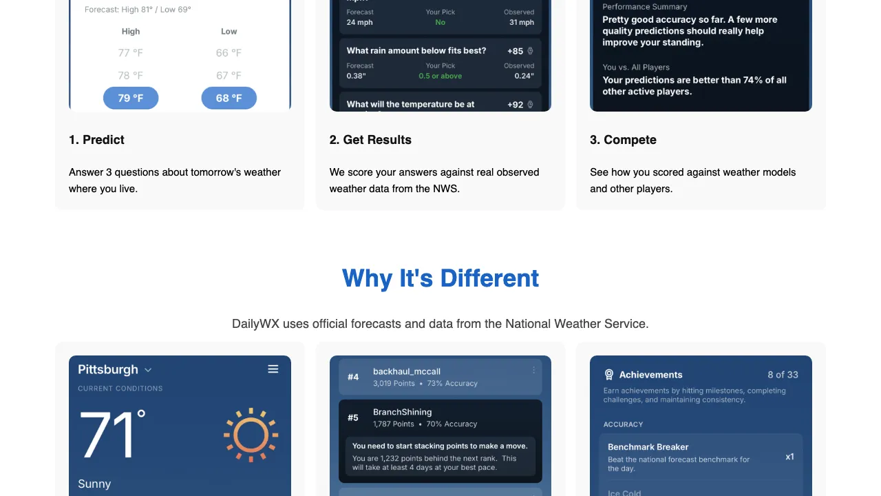 DailyWX screenshot 2