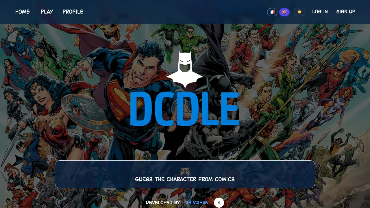 DCdle cover