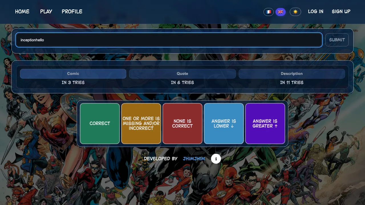 DCdle screenshot 3