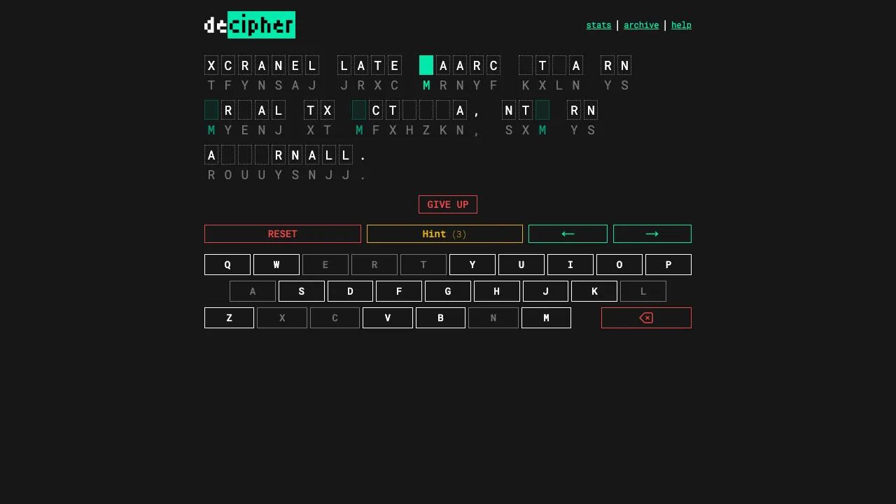 Decipher screenshot 3