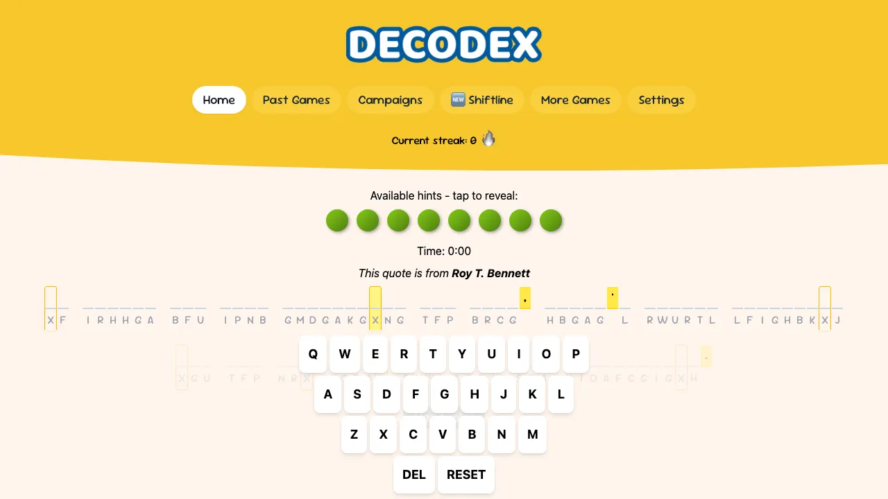 Decodex screenshot 1