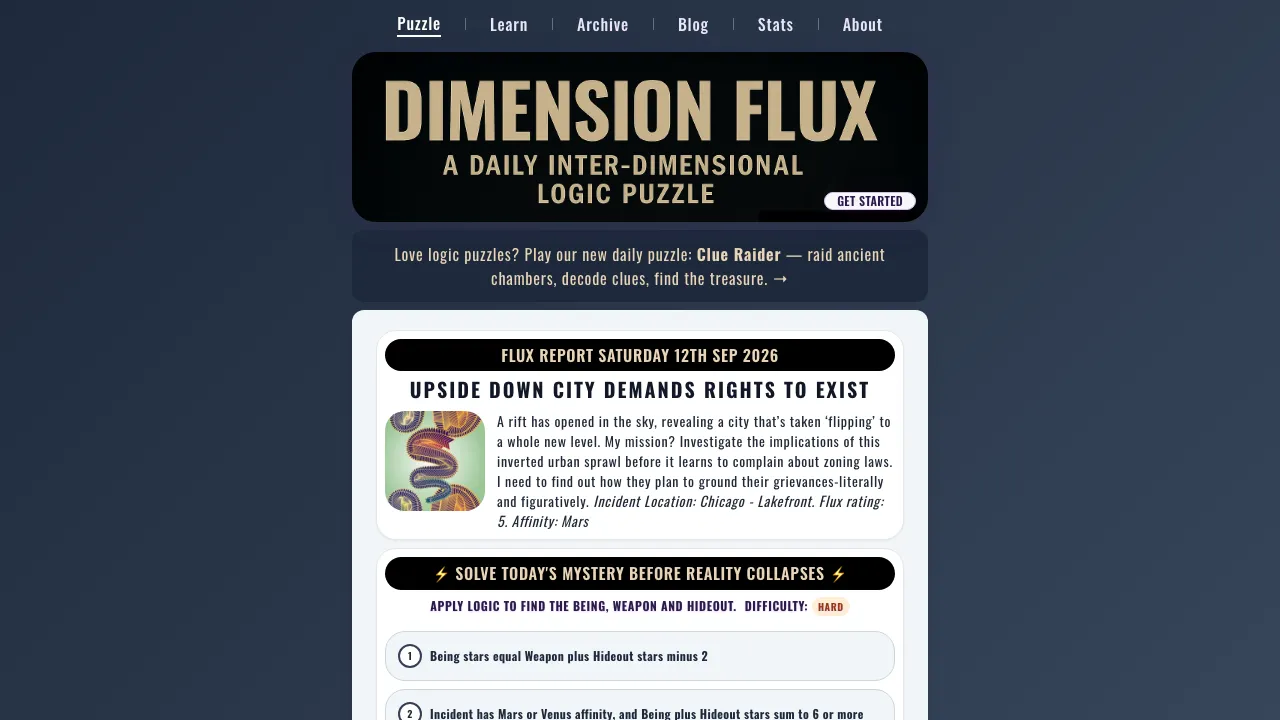 Dimension Flux cover