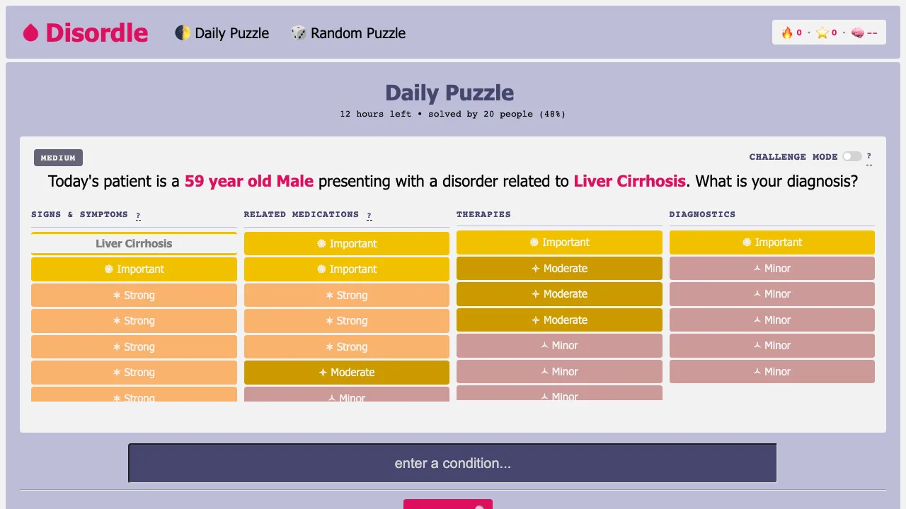 Disordle screenshot 1