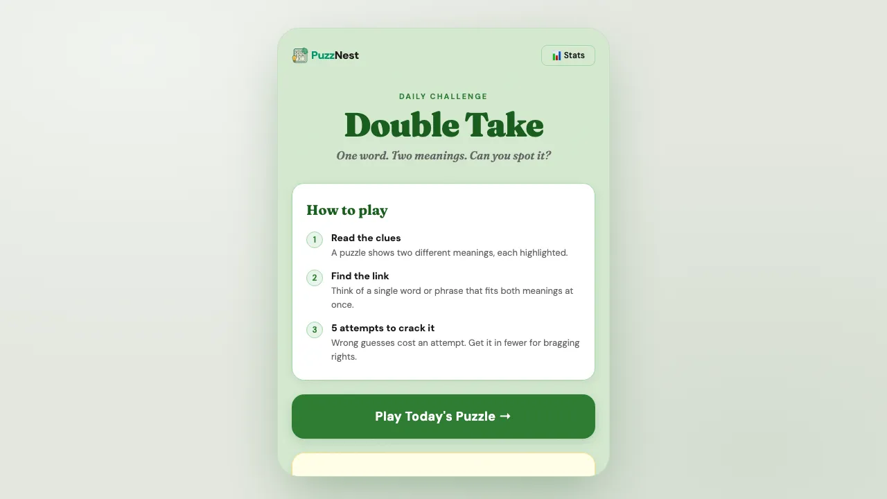 Double Take cover