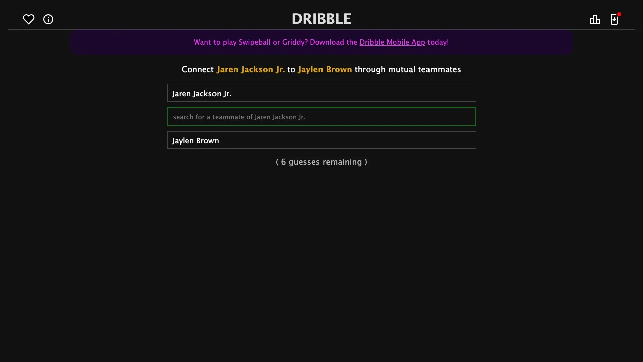 Dribble screenshot 1