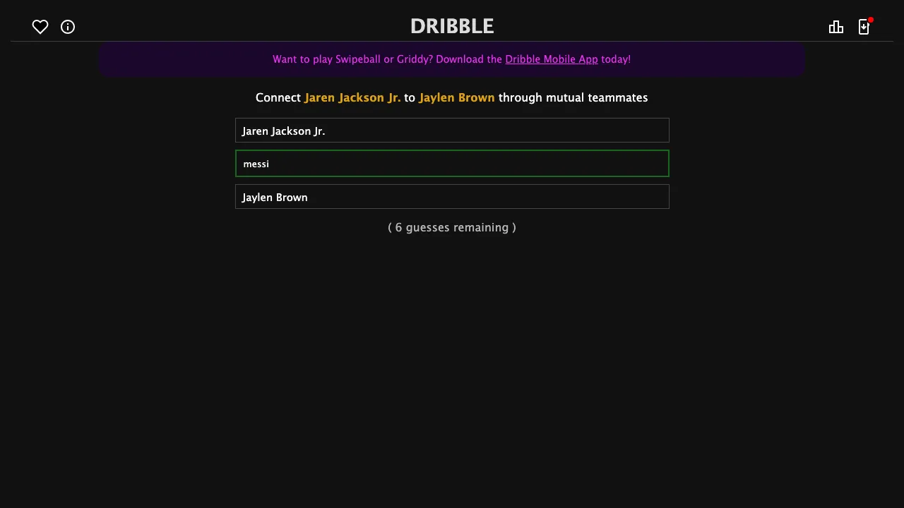 Dribble screenshot 2