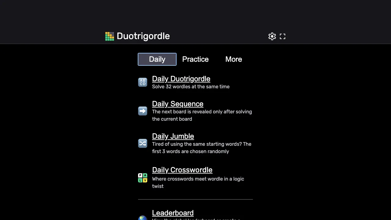 Duotrigordle screenshot 1