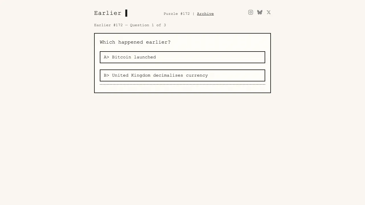 Earlier screenshot 1