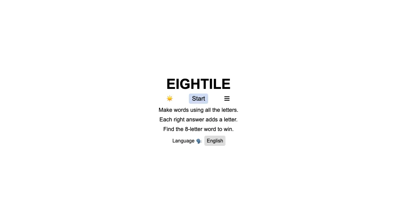 Eightile cover