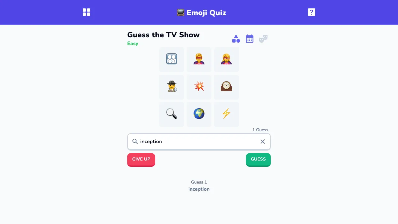 Emoji Quiz - TV screenshot 1