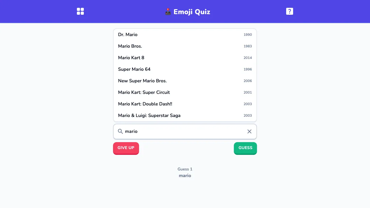 Emoji Quiz - Video Games screenshot 1