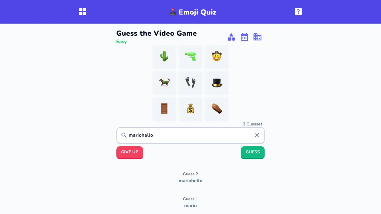 Emoji Quiz - Video Games screenshot 2