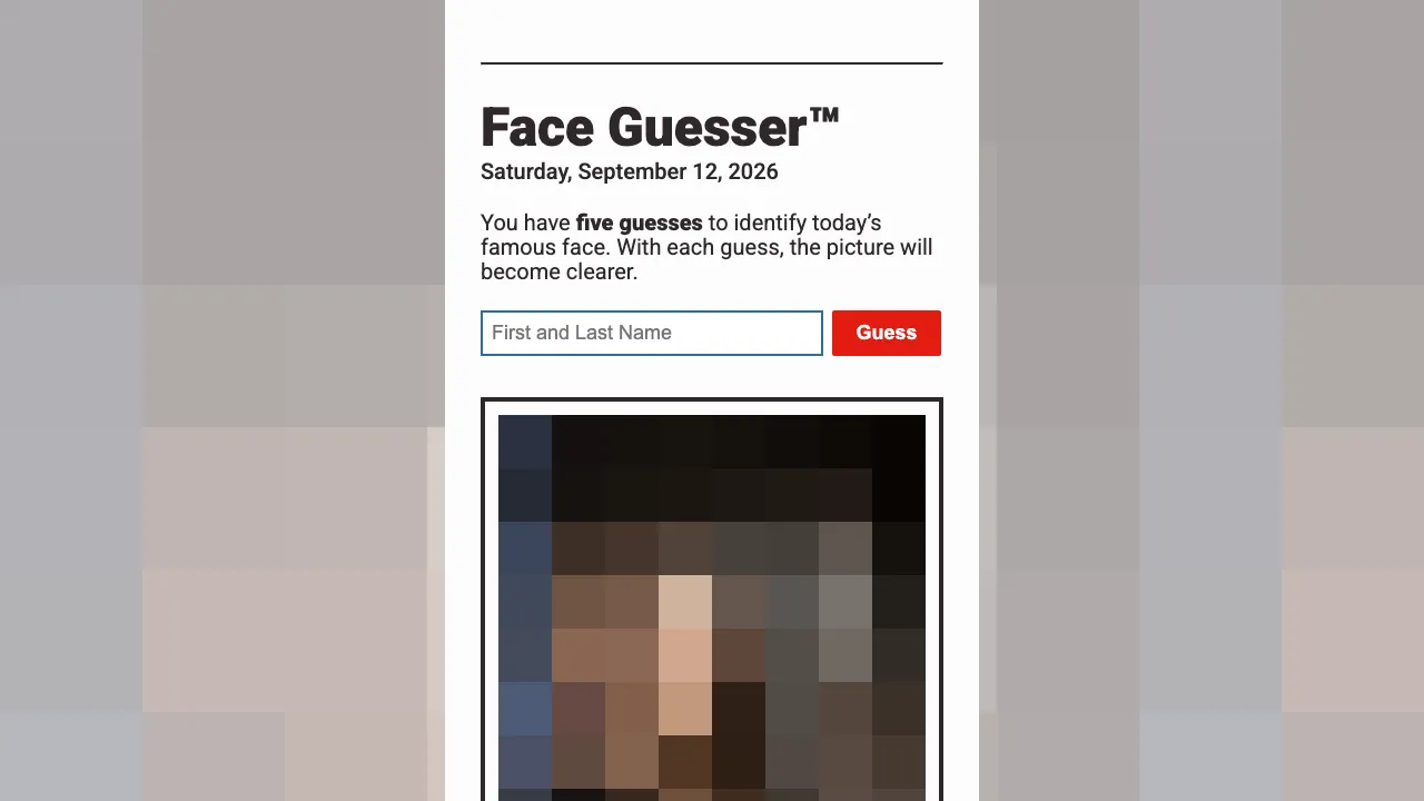 Face Guessr cover
