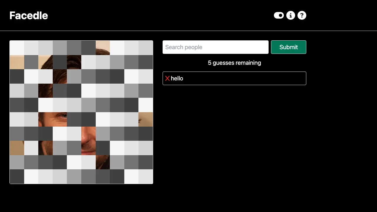 Facedle screenshot 1