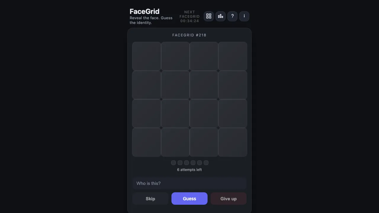 FaceGrid screenshot 1