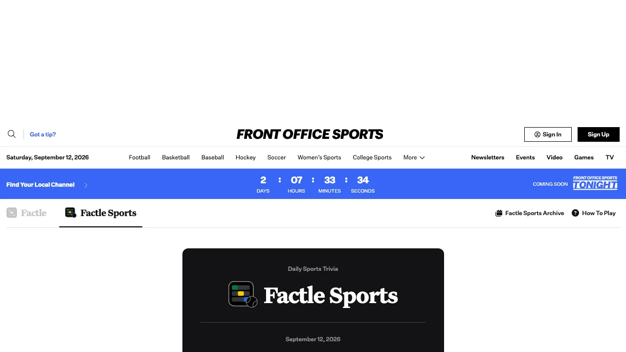 Factle Sports screenshot 2