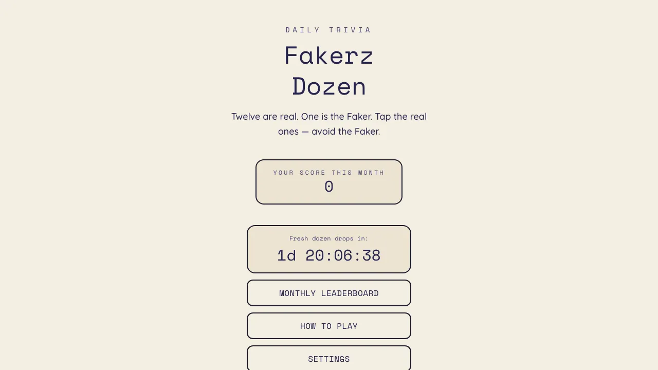 Fakerz Dozen screenshot 2