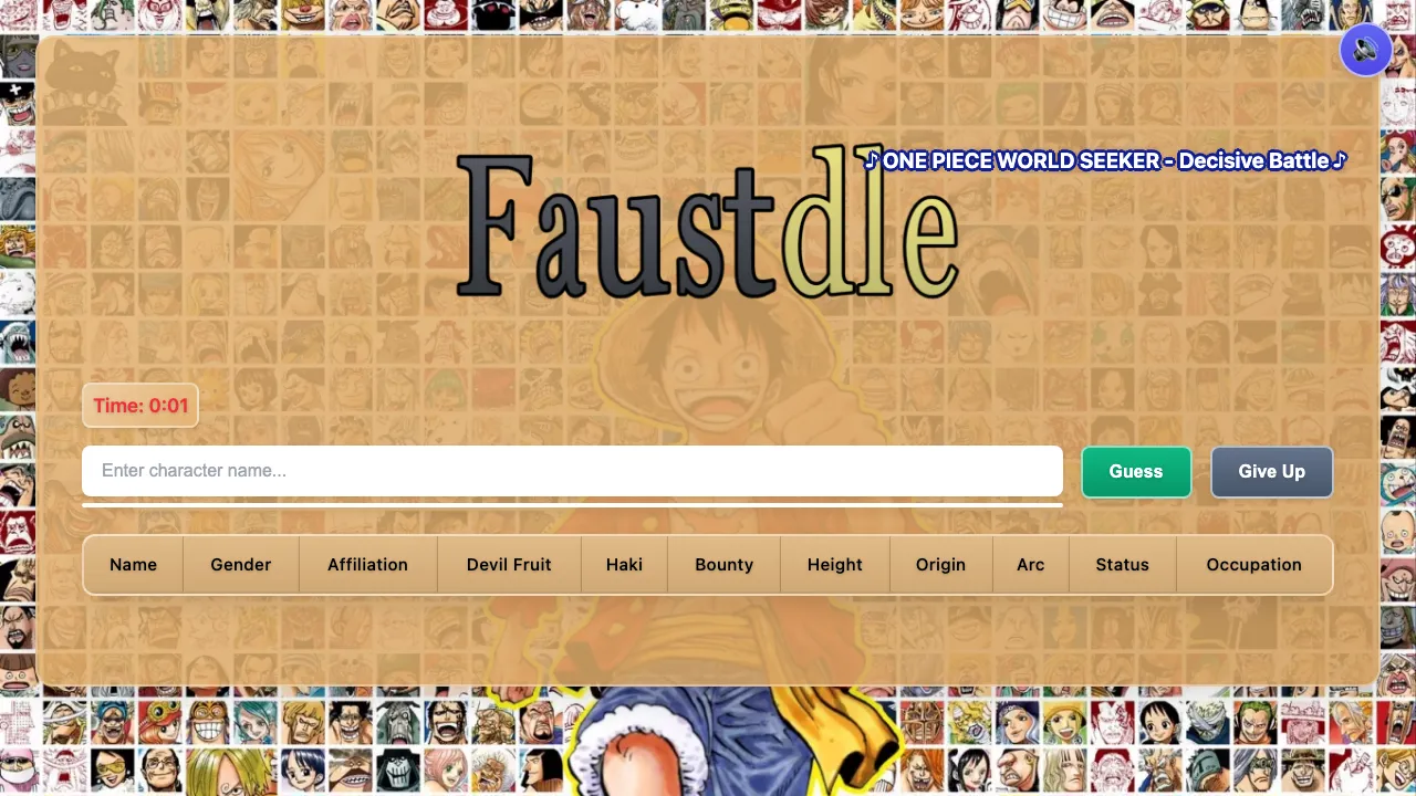 Faustdle screenshot 1