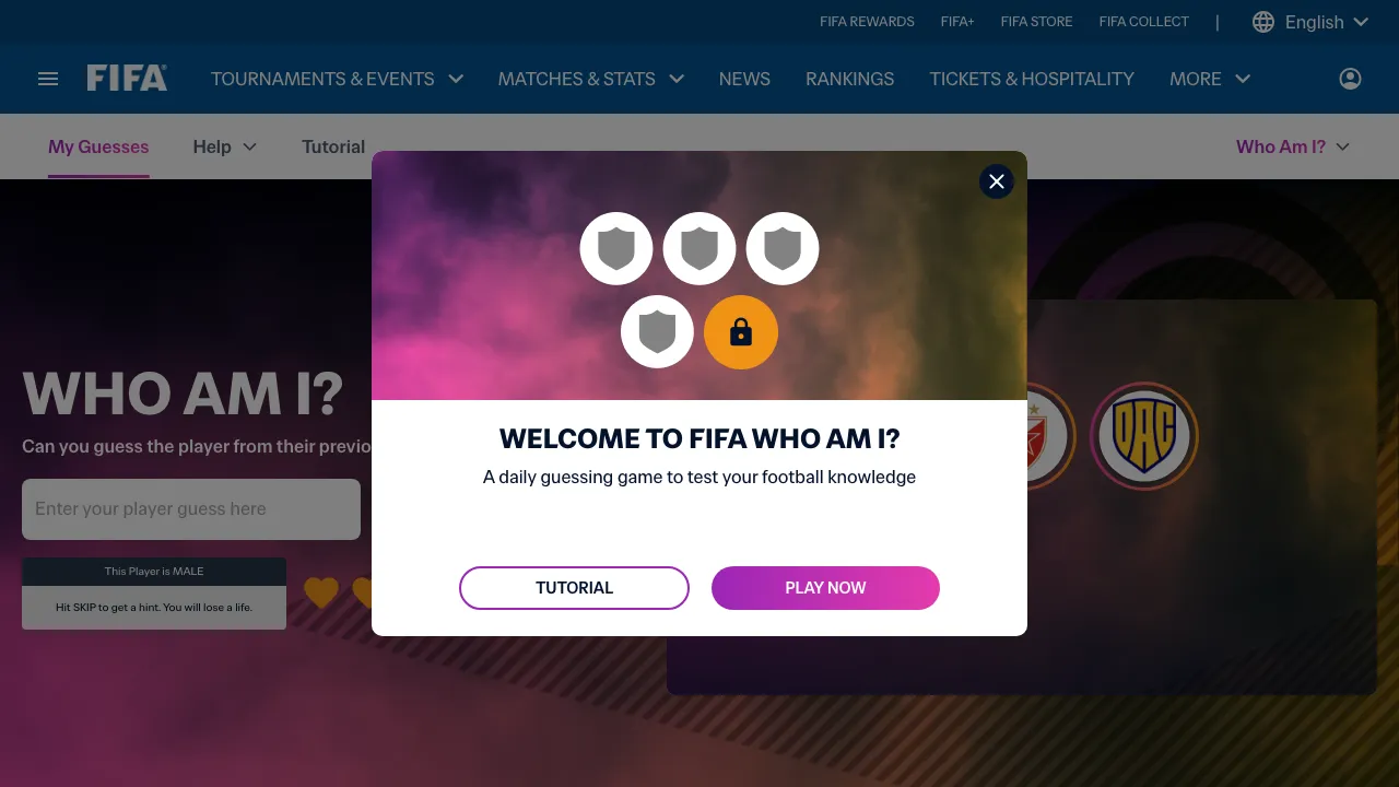 FIFA Who Am I? screenshot 2