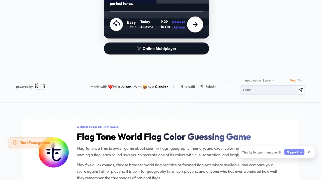 Flag Tone screenshot 1