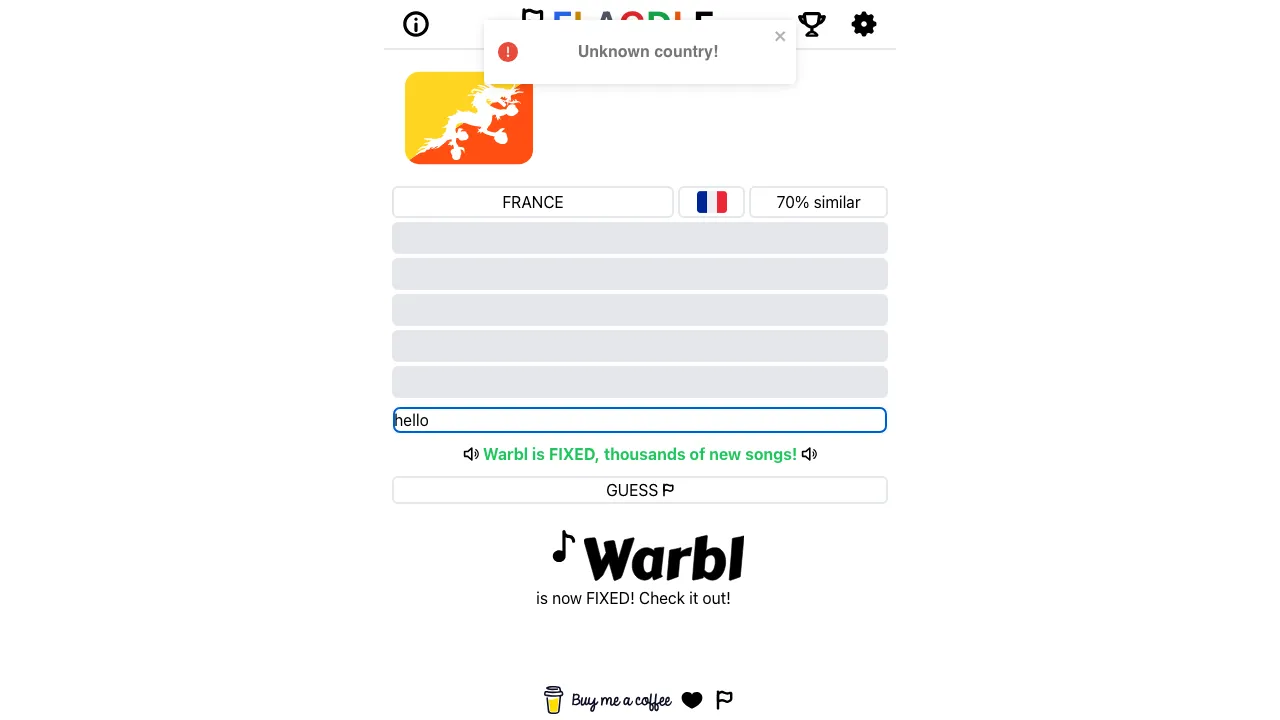 Flagdle screenshot 2
