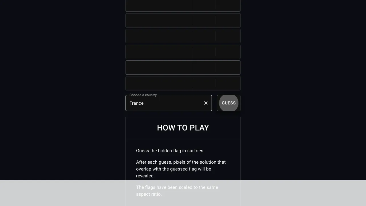 Flagle Game screenshot 2