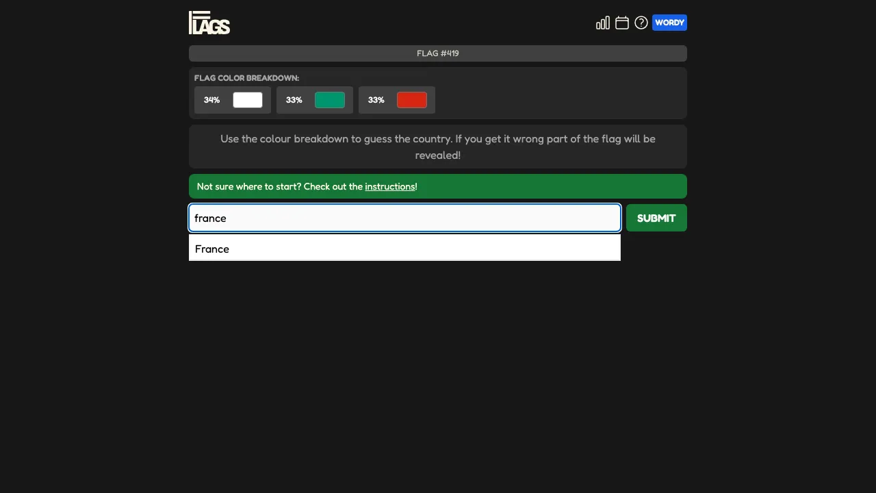Flags Game screenshot 1
