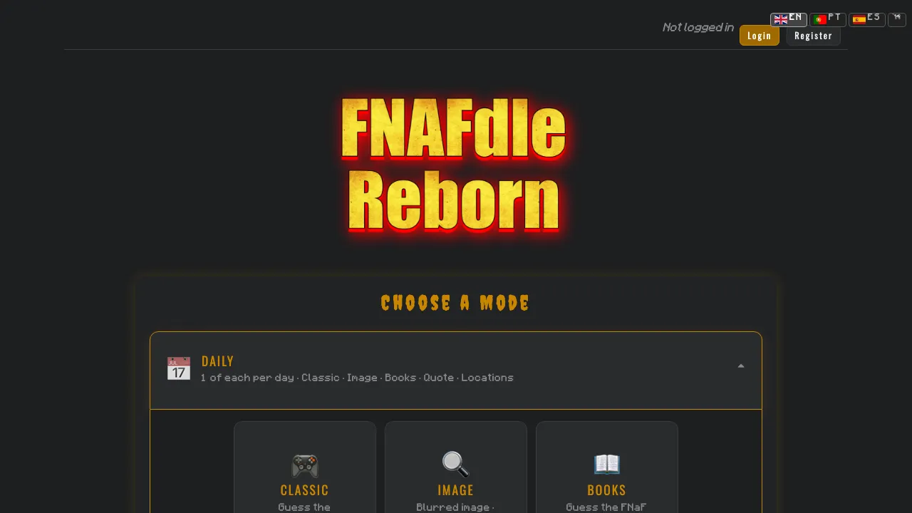 Fnafdle screenshot 1
