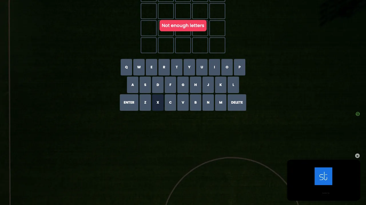 Football Wordle screenshot 1