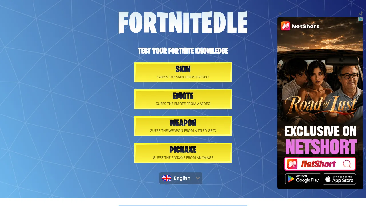 Fortnitedle screenshot 1