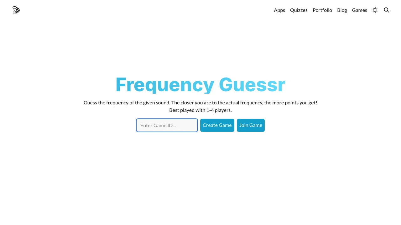 Frequency Guessr cover