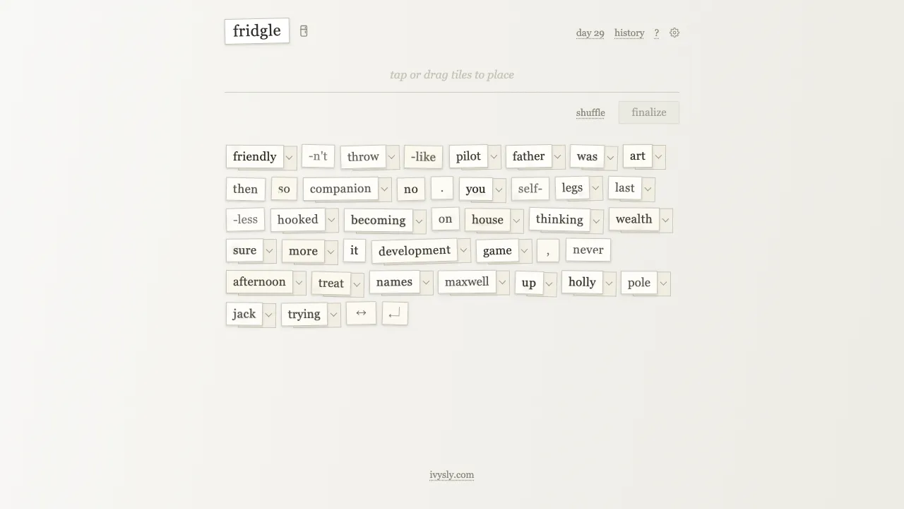 fridgle screenshot 1