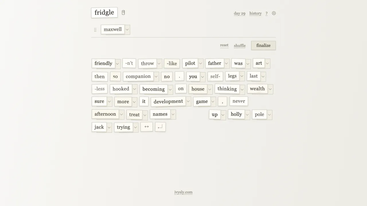 fridgle screenshot 2