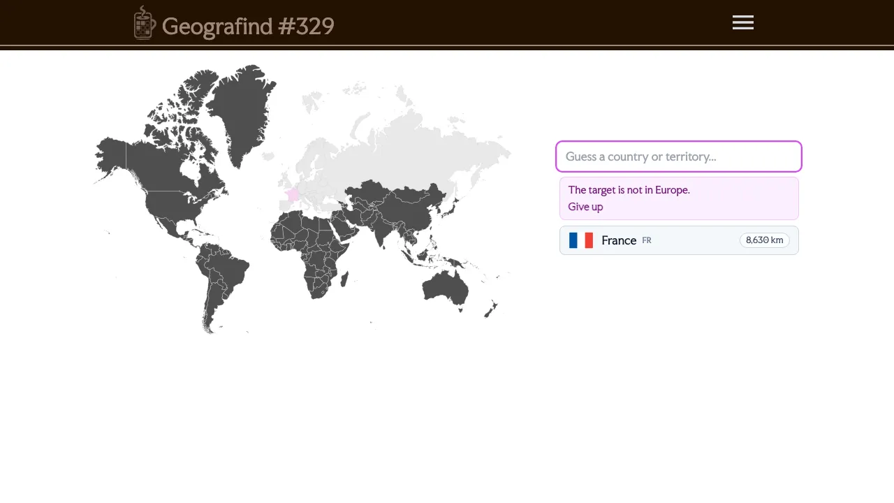 Geografind screenshot 2