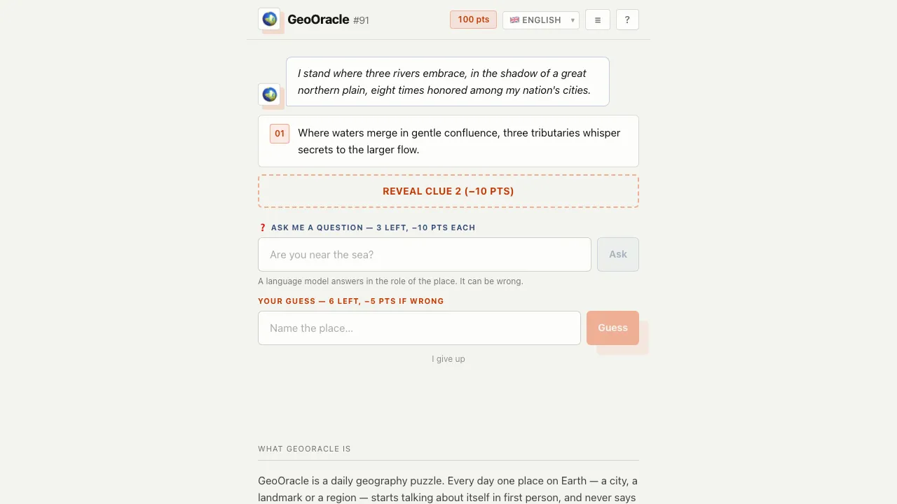 GeoOracle cover