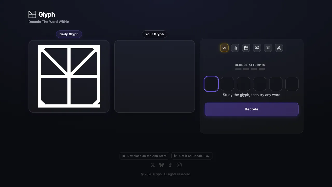Glyph screenshot 1