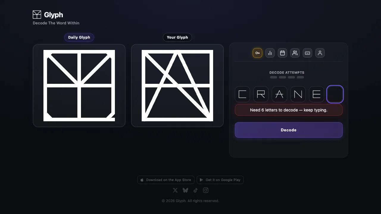Glyph screenshot 2