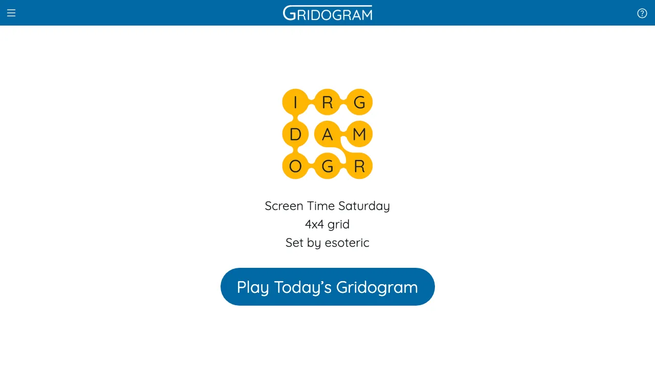 Gridogram cover