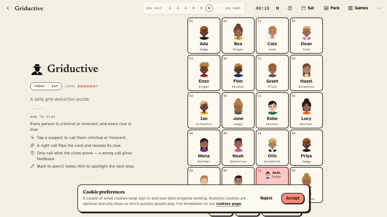 Griductive screenshot 2