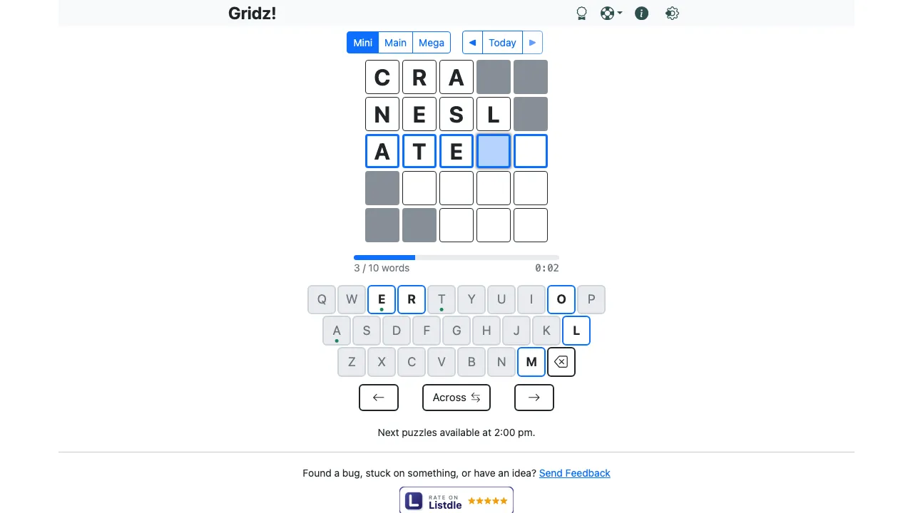 Gridz screenshot 2
