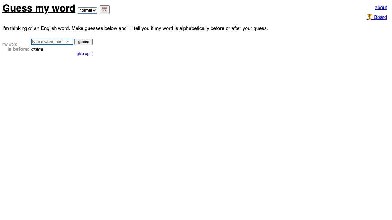 Guess My Word screenshot 1