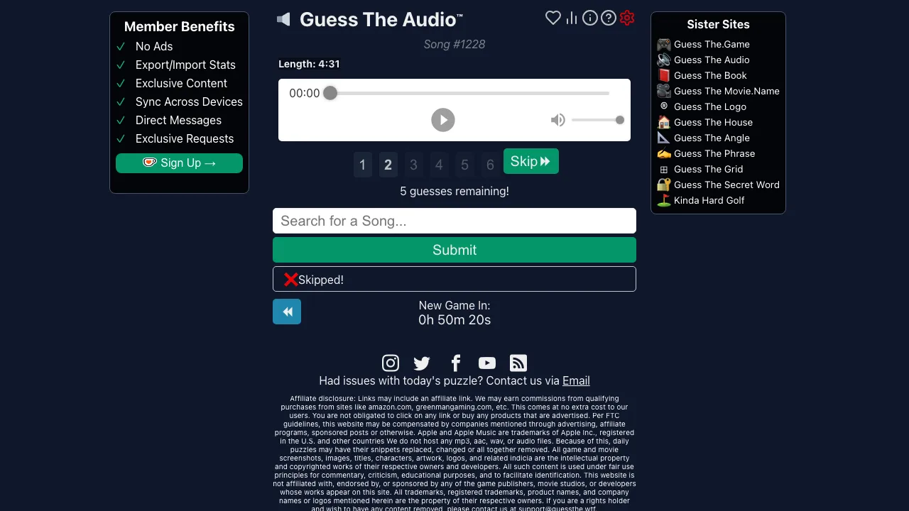 Guess The Audio screenshot 1