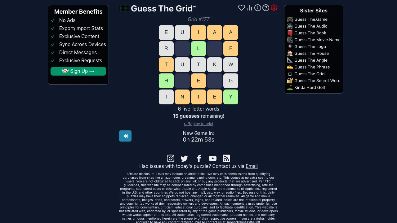 Guess The Grid screenshot 2