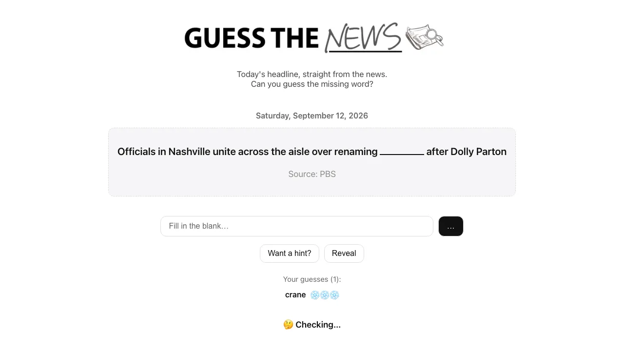 Guess the News screenshot 3
